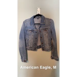 American Eagle crop jean jacket